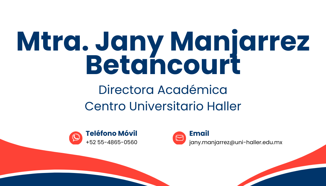 Tarjeta de presentación - Lic. Jany Manjarrez Betancourt